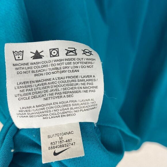 Nike Dri Fit Golf Polo Shirt Mens Medium Logo Short Sleeve - Picture 10 of 10